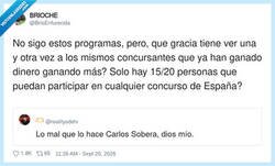 Enlace a En la tele hacen reciclaje de cerebritos concursando, por @BrioEnfurecida