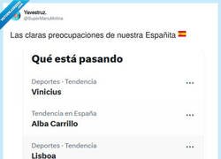 Enlace a España hoy: Vinicius, Alba Carrillo, Lisboa y… Freezer. Ya estaría el cupo de preocupaciones, por @SuperManuMolina