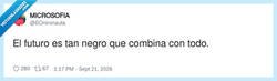 Enlace a El futuro es tan negro que ya ni hace falta plancharlo, por @EOnironauta