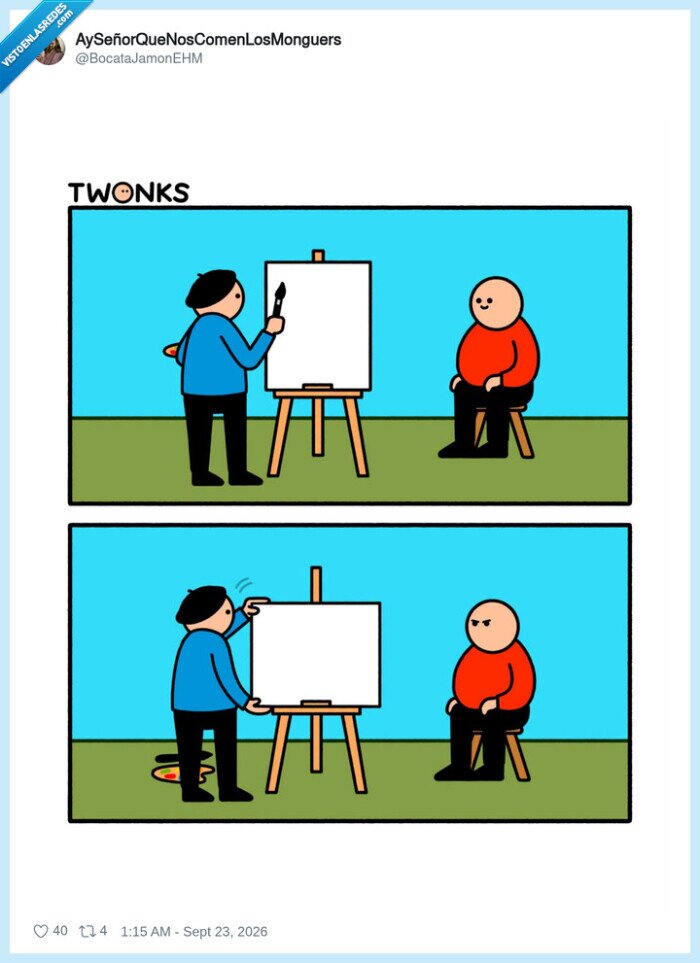 pintura,retrato,broma,artista,sorpresa