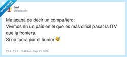 Enlace a El humor es lo único que nos mantiene vivos en este país, por @paciguado