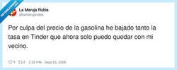 Enlace a Las citas cada vez más caras con la subida de la gasolina, por @lamarujarubia