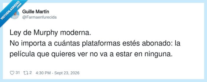 LeydeMurphy,Plataformas,Pel&iacute;cula,Abonado