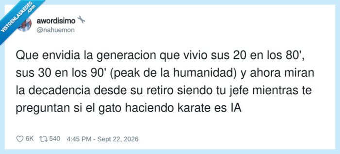 generacion80,retiro,gato,karate,ia