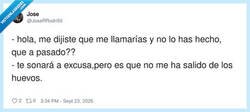 Enlace a La excusa más real, por @JoseRRodri55