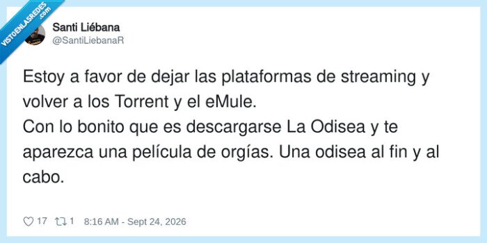 torrent,emule,streaming,descargas,sorpresa