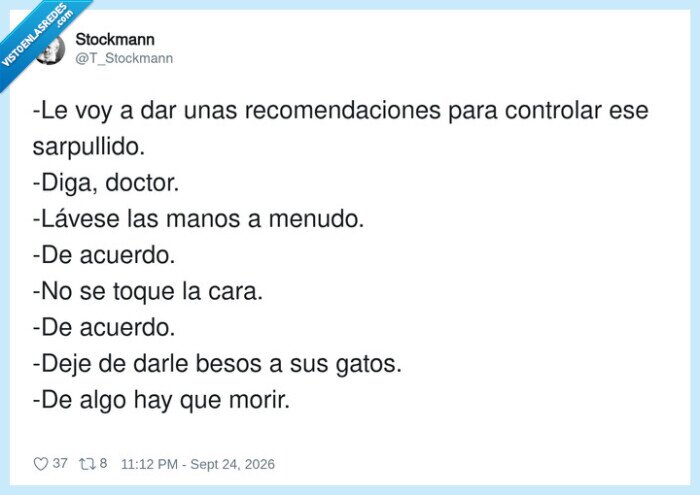 1758820 - El doctor dándote consejos mientras tú sigues haciendo exactamente lo opuesto, por @T_Stockmann
