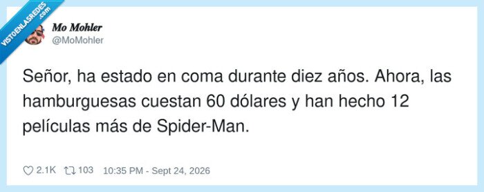futuro,coma,pasado,spiderman