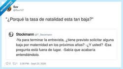 Enlace a La natalidad no está baja: es que en las entrevistas se les va la mano con las preguntas, por @Suv107