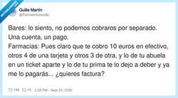 Enlace a Bares vs farmacias