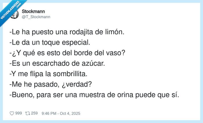 orina,lim&oacute;n,sombrillita,coctel,az&uacute;car