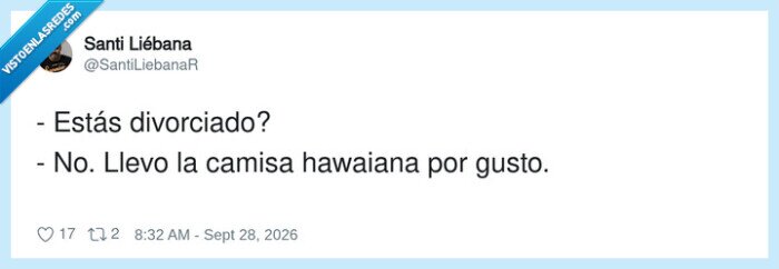 divorcio,camisa,hawaiana,estereotipo,moda
