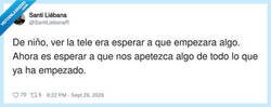 Enlace a La evolución del aburrimiento: de esperar a que pase algo a esperar a que pare de pasar todo, por @SantiLiebanaR