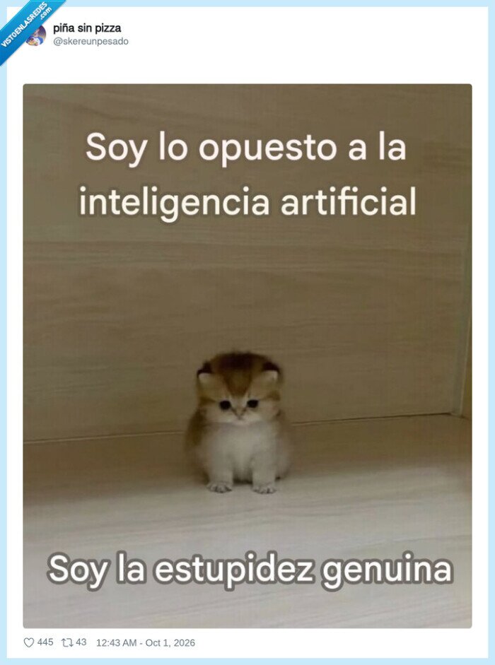 estupidez genuina,ia