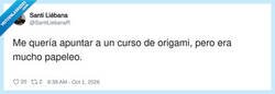 Enlace a Me querría apuntar a pilates pero es que tengo que doblar el papel primero, por @SantiLiebanaR