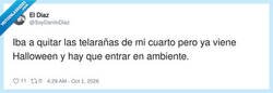 Enlace a Las telarañas son decoración de temporada, no negligencia, por @SoyDaniloDiaz