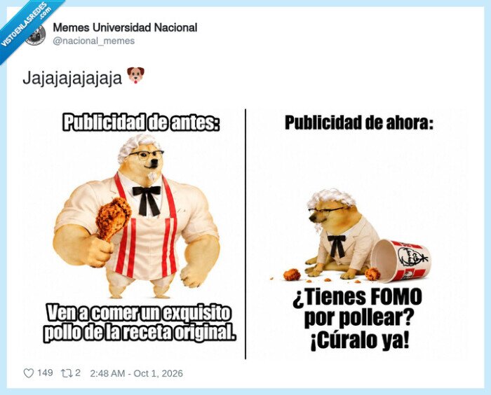 publicidad,marketing,pollo,FOMO,evoluci&oacute;n