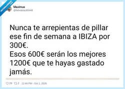 Enlace a Lo de Ibiza a 300€ es como la gasolina: empieza barato y acabas hipotecando el finde, por @felixdelac80448