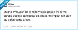 Enlace a La ropa evoluciona, mi higiene involuciónA, por @SoyDaniloDiaz