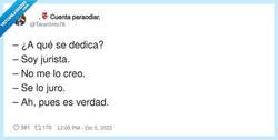 Enlace a Jurista de profesión, por @Tarantinto78