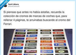 Enlace a Y claro, el del Ferrari nunca salía en el álbum, así que terminabas con 47 Seats, por @SantiLiebanaR