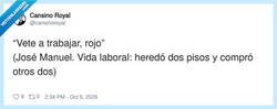 Enlace a “Vete a trabajar, rojo” —dice el que cotiza por cuatro puertas, por @cansinoroyal