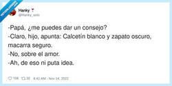 Enlace a Mi padre dando consejos de moda cuando le pregunto por la vida, por @Hanky_solo