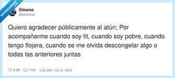 Enlace a El atún siempre está ahí para ti, por @ekkanss