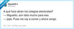 Enlace a Ganas de votar, por @elmalosa