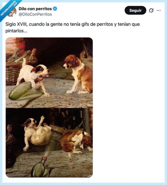 sigloxviii,perritos,pintura,gifs,internet