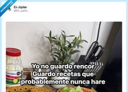 Enlace a Yo no guardo rencor, guardo recetas que jamás voy a cocinar, por @En_jupiter_