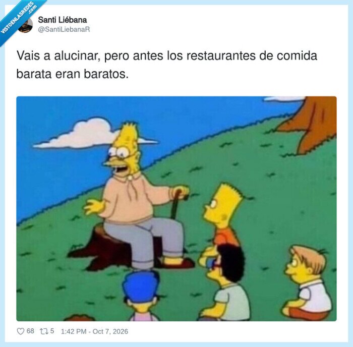 inflaci&oacute;n,restaurantes,precios,Simpson,nostalgia
