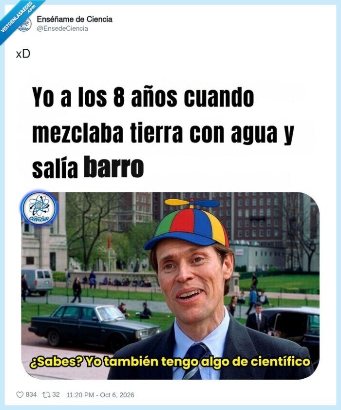 infancia,ciencia,barro,cient&iacute;ficos,meme