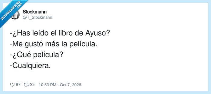 Ayuso,libro,pol&iacute;tica,pel&iacute;cula,lectura