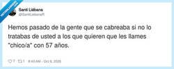 Enlace a La madurez es darte cuenta de que los viejos tenían razón y tú eras un pesado, por @SantiLiebanaR