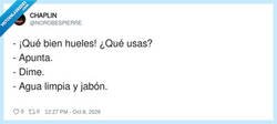 Enlace a Higiene básica y ganas de ducharte, por @NOROBESPIERRE