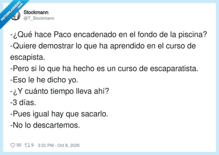 piscina,cursos,humornegro,chistes,Paco