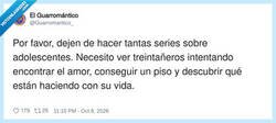 Enlace a Sí, porfa, que los treintañeros también necesitamos sentir que la vida tiene plot twist, por @Guarromantico_