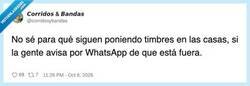 Enlace a Literal, para qué cerrar la puerta si de todas formas te van a avisar por el chat que estás en la sala, por @corridosybandas