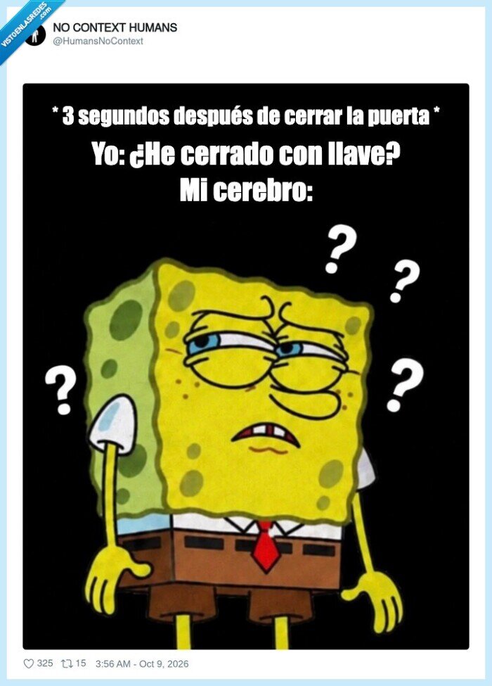 puerta,llave,ansiedad,cerebro,BobEsponja
