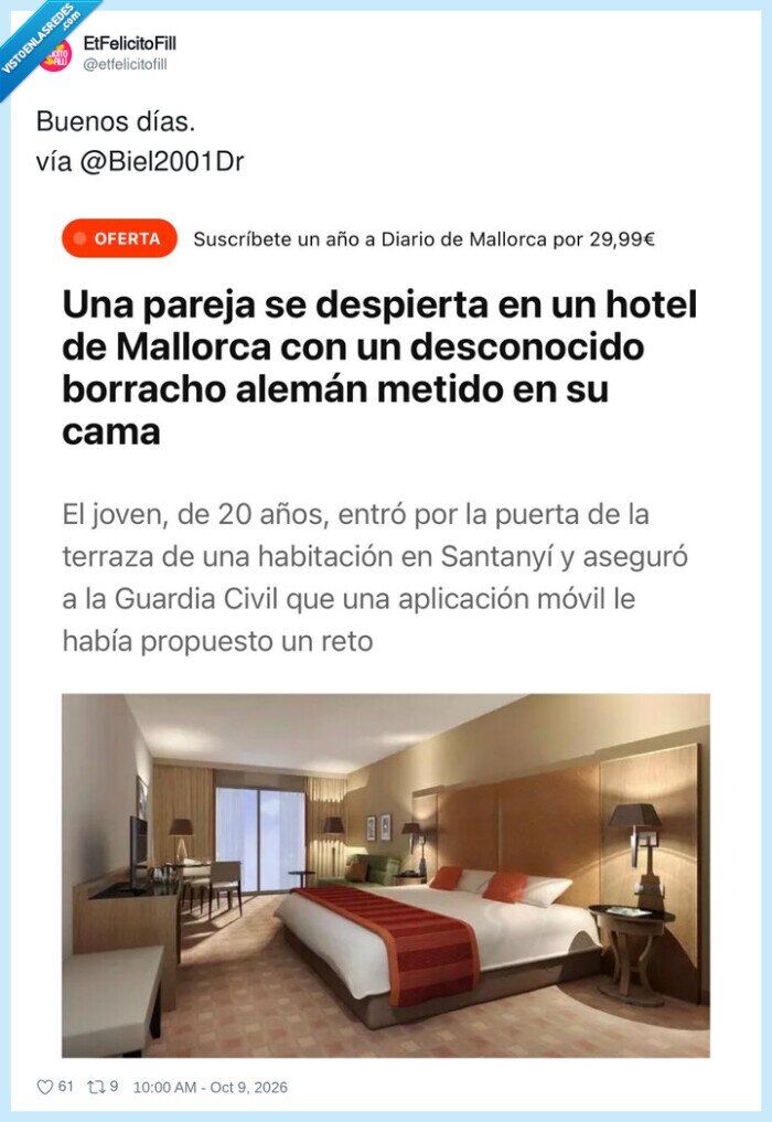 Mallorca,Hotel,Alem&aacute;n,Reto,Infiltrado