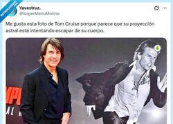 Enlace a Tom Cruise ya no envejece, simplemente intenta salir de su propio cuerpo, por @supermanumolina