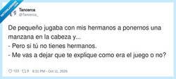 Enlace a Hay juegos de la infancia que es mejor no reconstruir con detalle, por @Tancerca_