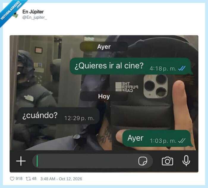 cine,WhatsApp,citas,planes,pareja