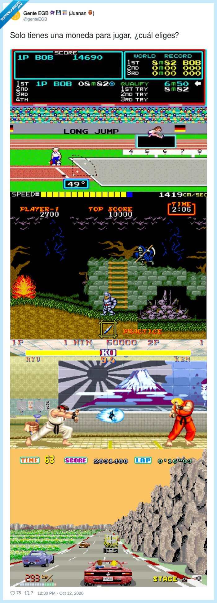 recreativos,arcade,EGB,nostalgia,videojuegos