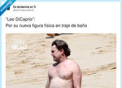 Enlace a DiCaprio también tiene cuerpo de playa, como todos, por @EsTendenciaEnX