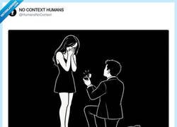 Enlace a Hay pedidas de mano con mucha más miga, por @HumansNoContext