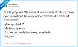 Enlace a Cuando crees que has aprobado pero el profesor te mira así, por @T_Stockmann