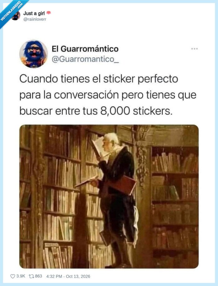 1762218 - Mi biblioteca de stickers merece un bibliotecario, por @raiinloverr