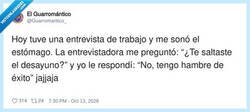 Enlace a Respuesta de entrevista de diez, por @Guarromantico_